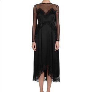 women’s silk midi dress